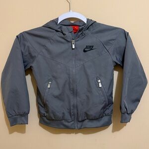 Nike Charcoal Hooded Jacket